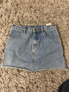 Brandy Melville Light Blue Denim skirt